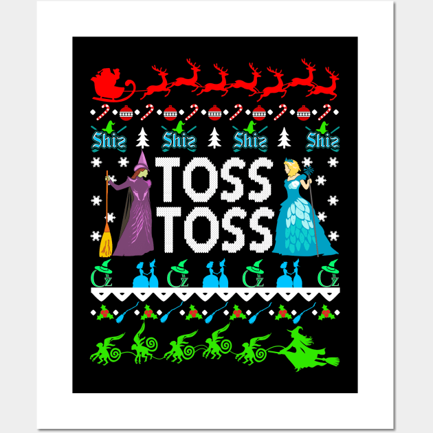 Broadway Ugly Christmas Sweater Wall Art by KsuAnn